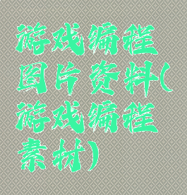 游戏编程图片资料(游戏编程素材)